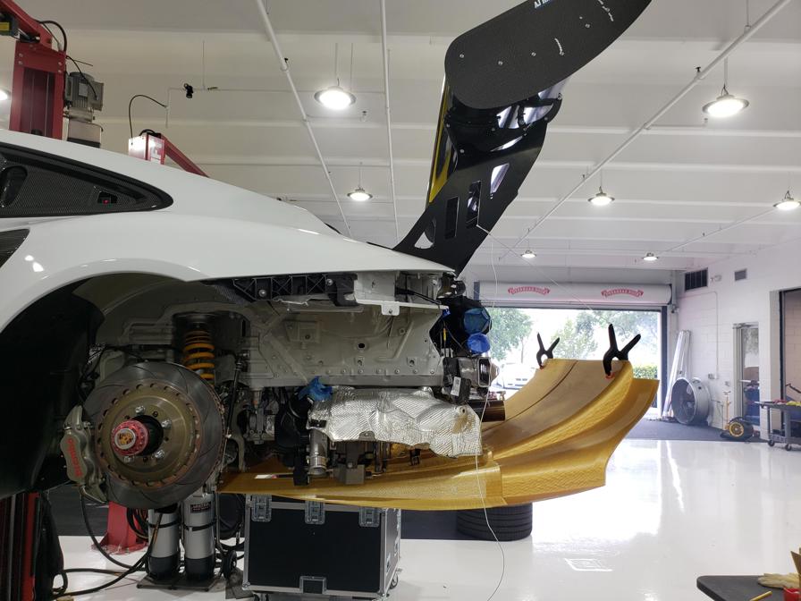 Porsche 911 GT2 RS Clubsport rear end without bumper