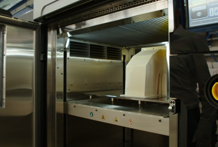 Bombardier Transportation 3D prints parts for their trains. 