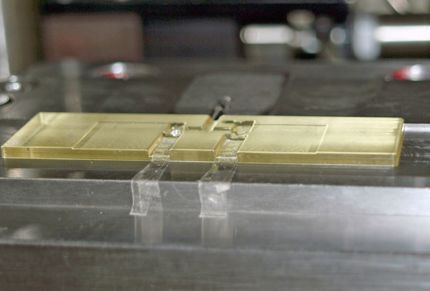 Die block inserts for injection molding