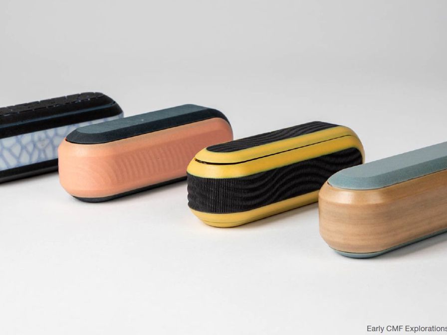 Early CMF Explorations 3D Printed on J55