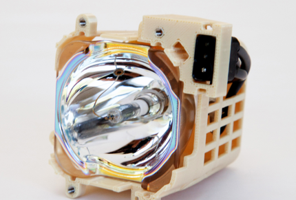 This FDM lamp assembly in ULTEM™ 9085 resin thermoplastic withstands high temperature.
