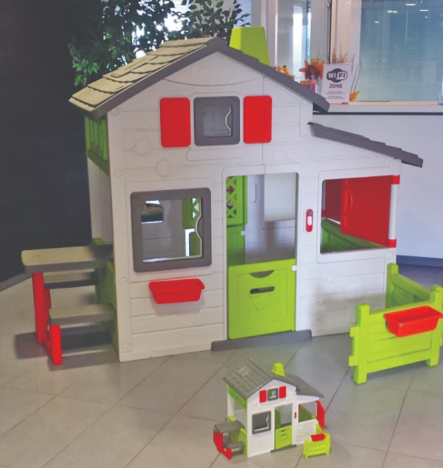 Smoby produces multiple iterations of scale models and prototypes,
improving the overall efficiency of the design process.