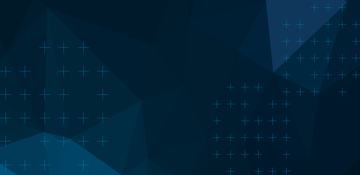 Branded background on blue. 