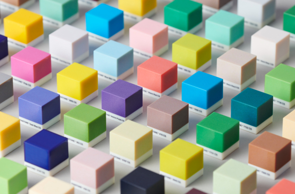 fill color 3d printed cubes