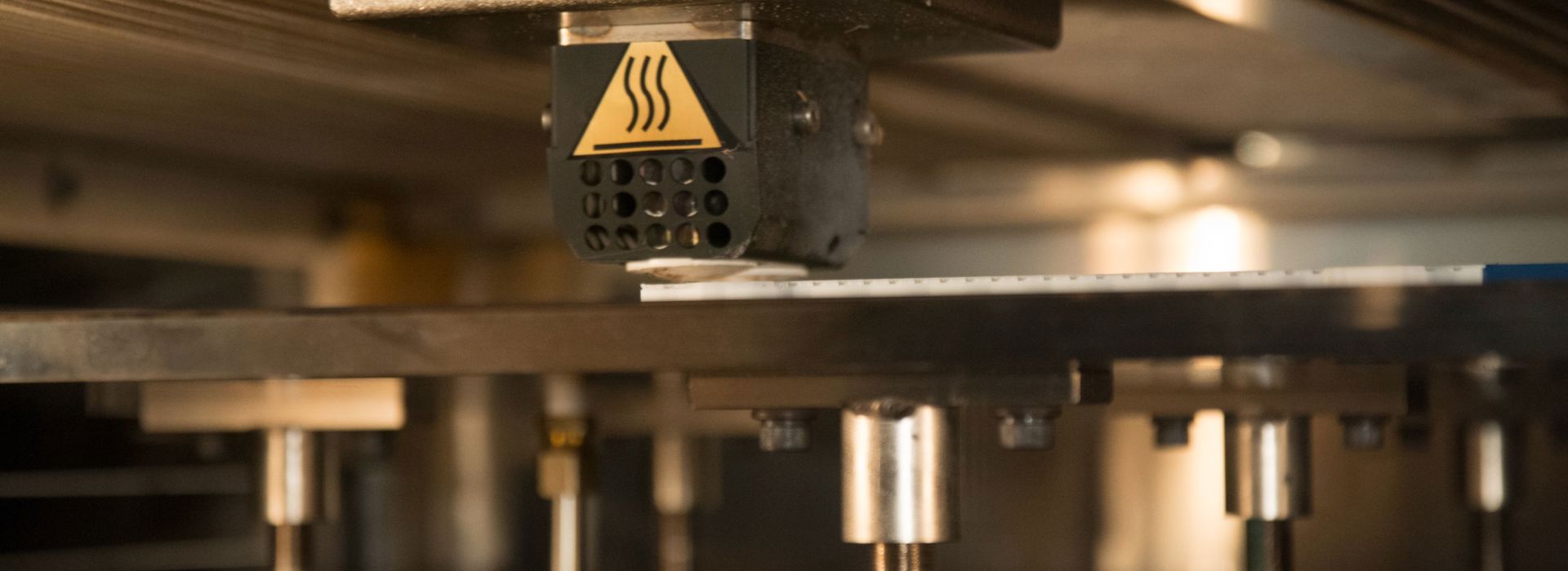 FDM Printer printing close up.