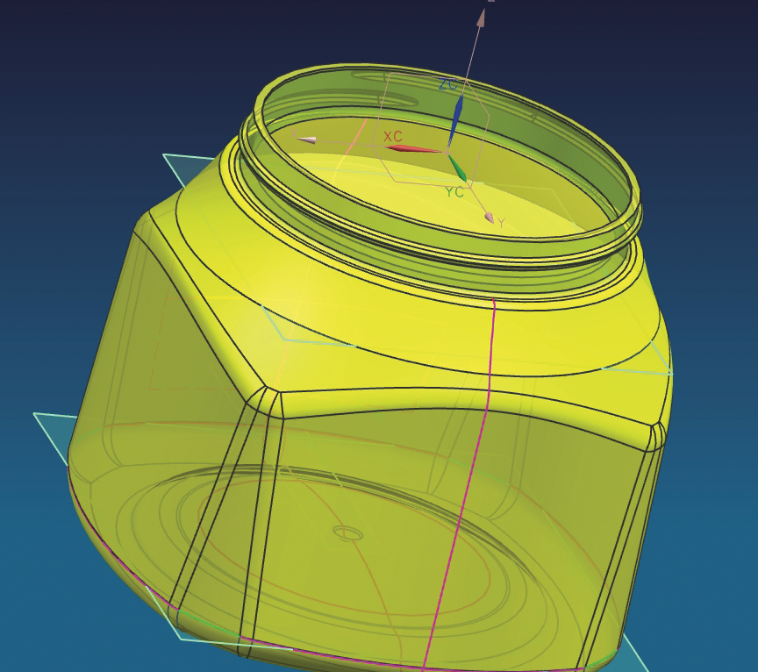 The Truvia package design ready to be rendered in 3D and ready to be 3D printed.