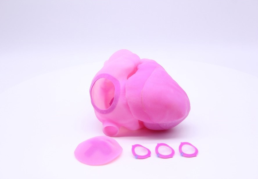 3D printed cardiac catheter.