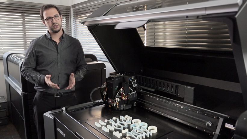 Omer Gassner builds diverse multimaterial parts in a single job.