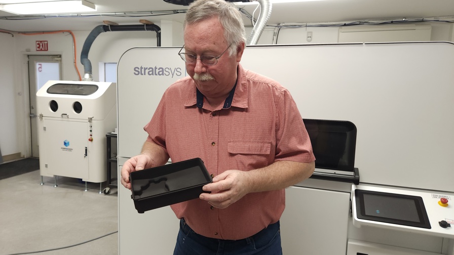 3D composites inspecting additive manufactured pieces
