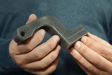tool handle in hands