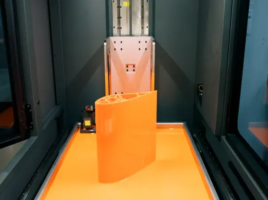 Industrial resin 3D printed component