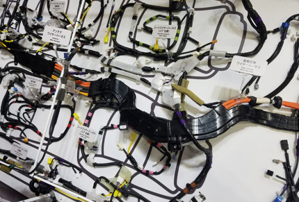 3D printed wire harness.