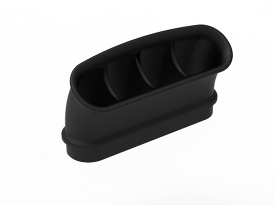Air Intake Port 3D Printed with Stretch 80 P3 3D Printing Material