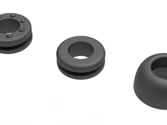 Grommet 3D printed with P3 Stretch 80 material