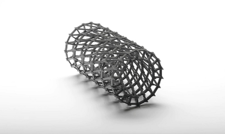 3d printed black cylinder