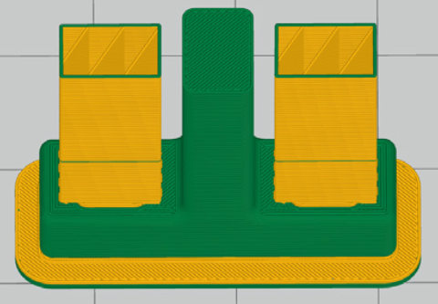 A Stratasys FDM easy-break support removal tool.