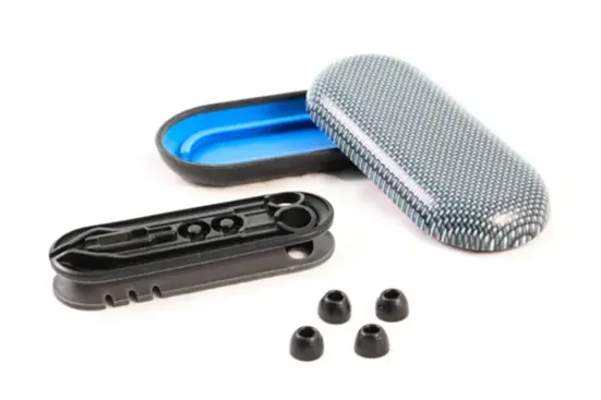 Earbud prototypes using PolyJet and Agilus 30