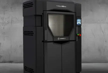 Black Stratasys Fortus 450mc Industrial 3D Printer