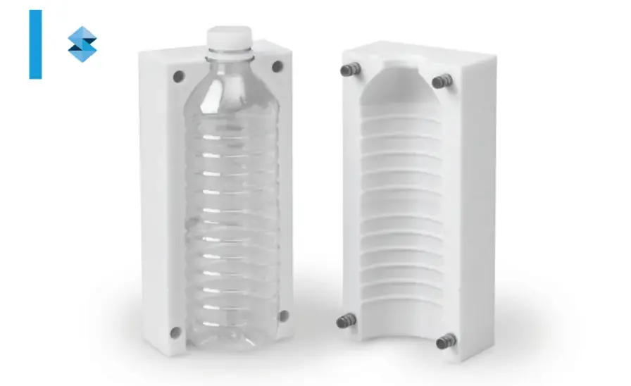 injection molded water bottle