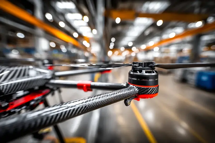 3D printed carbon fiber VTOL drone.