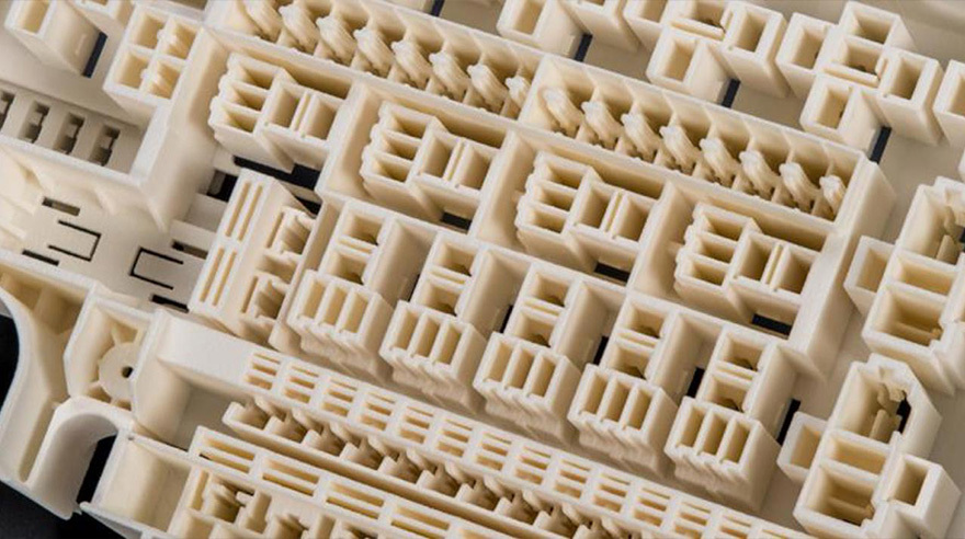 3D Printed Fuse Box with PBT Technology.