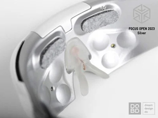 Somnosync sleep mask outer frame look from behind