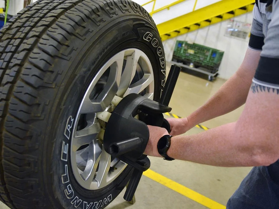 Tire nuts 3d printed part