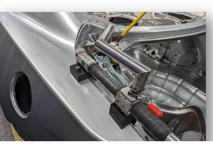 Automotive assembly components printed on Origin® P3™ DLP using EL4000 Open material, now validated as P3 Stretch™ 80