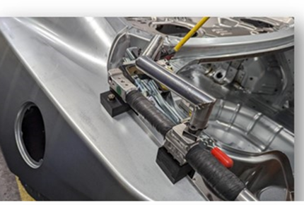 Automotive assembly components printed on Origin® P3™ DLP using EL4000 Open material, now validated as P3 Stretch™ 80